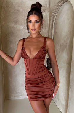 Dusty Rose Mini Dress